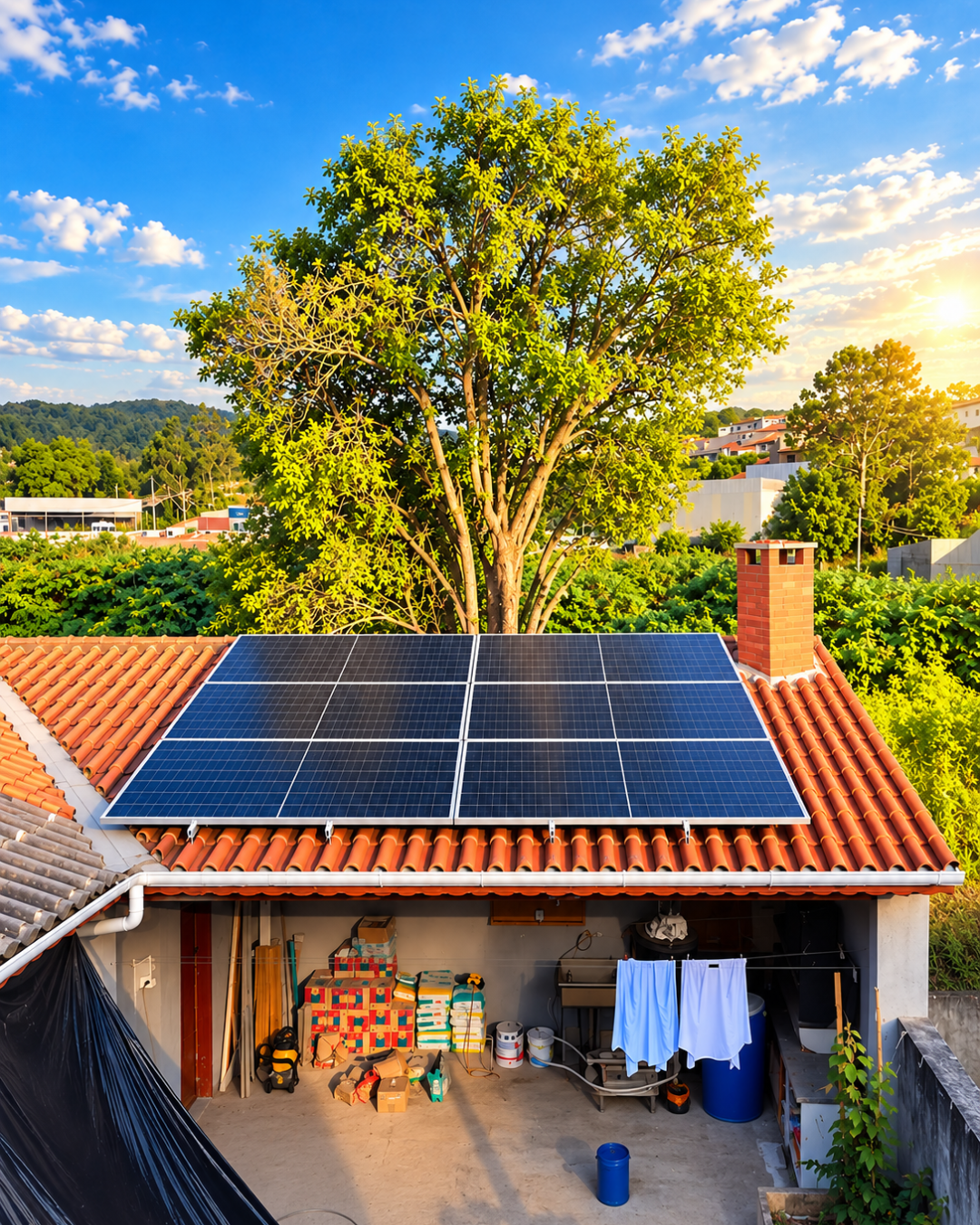 Instalação fotovoltaica Solare Varasquim em Apiaí/SP